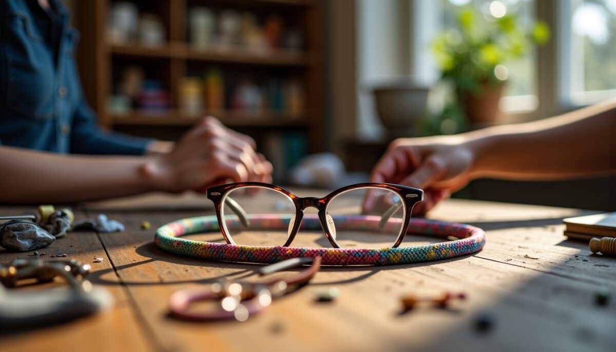 Guide pratique : fabriquer soi-même un cordon pour lunettes facile et personnalisé