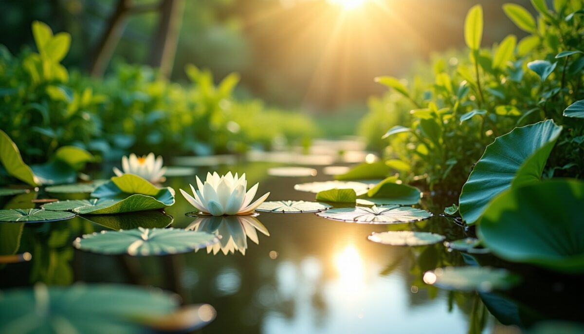 Plantes aquatiques : créer un jardin d'eau pour un écosystème harmonieux et durable