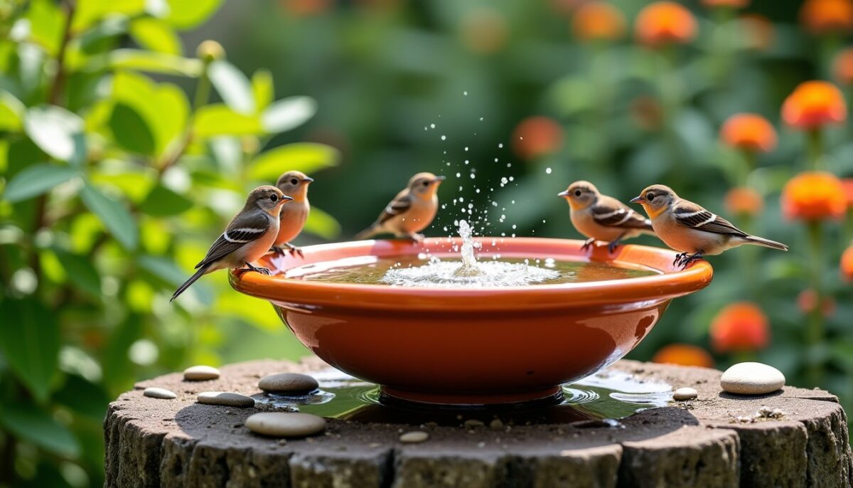 Projets DIY simples pour créer vos propres bains d’oiseaux