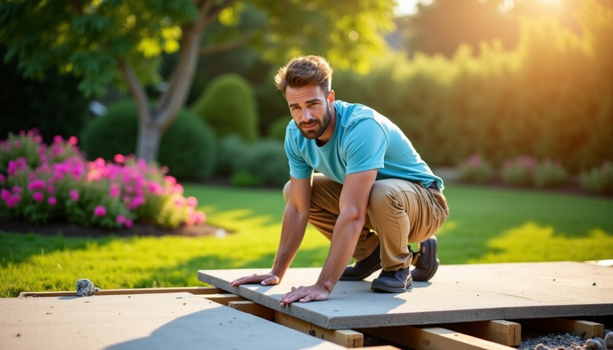 Guide complet pour installer une dalle de terrasse avec les solutions Bricoman