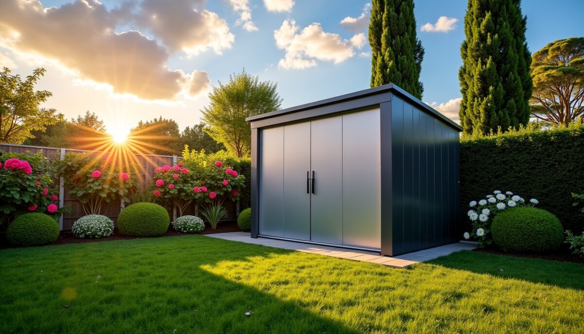 Guide pratique pour sélectionner l'abri de jardin en métal idéal chez Mr Bricolage