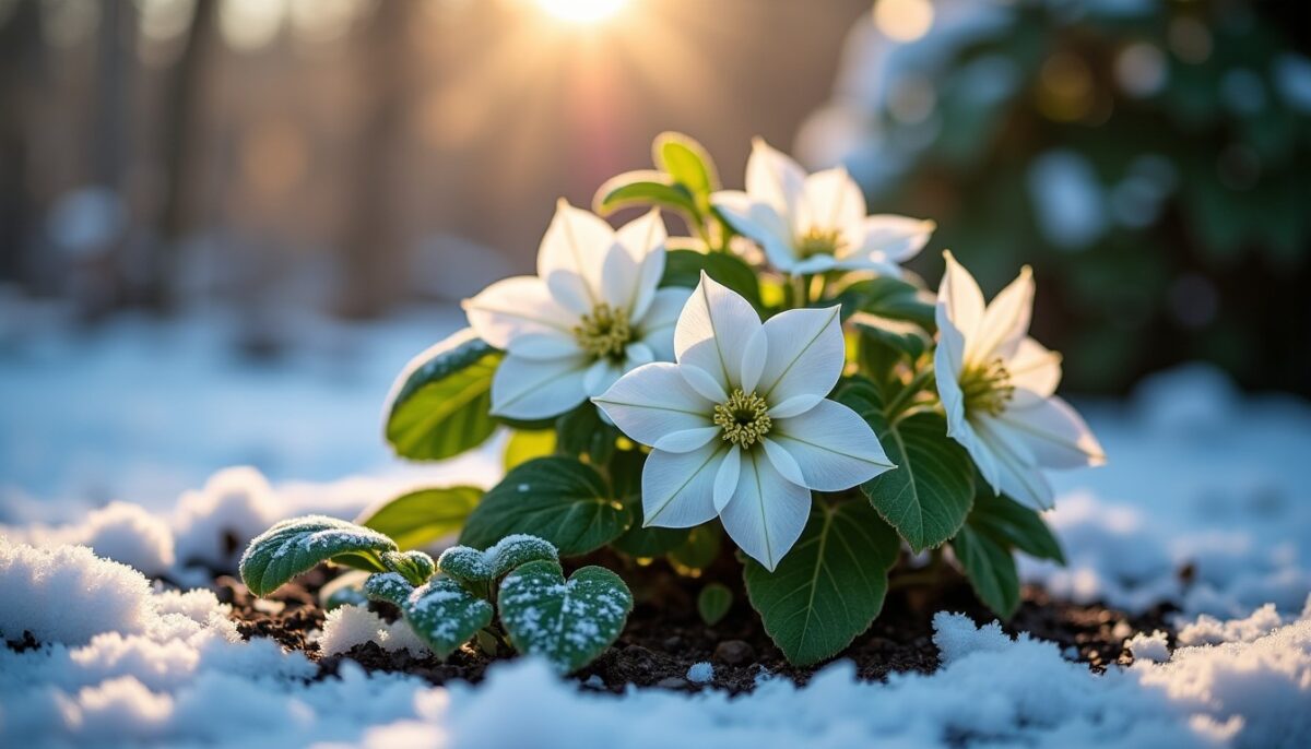 Guide pratique pour planter et entretenir la Rose de Noël et créer un jardin enchanté en plein hiver