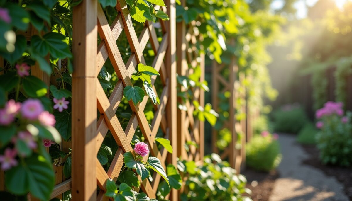 Idées faciles de treillis à fabriquer soi-même pour transformer votre jardin Idées faciles de treillis à fabriquer soi-même pour transformer votre jardin