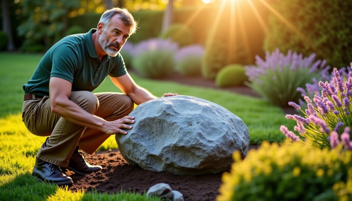 Guide pratique pour sélectionner et positionner une pierre imposante afin d'embellir votre jardin